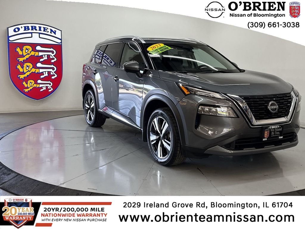 Gray (Gun Metallic) 2023 Nissan Rogue SUV / Crossover All-Wheel Drive Continuously Variable Transmission