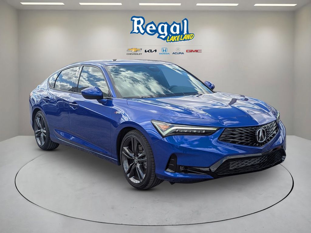 Apex Blue Pearl 2025 Acura Integra FWD with A-SPEC Package Sedan Front-Wheel Drive Continuously Variable Transmission