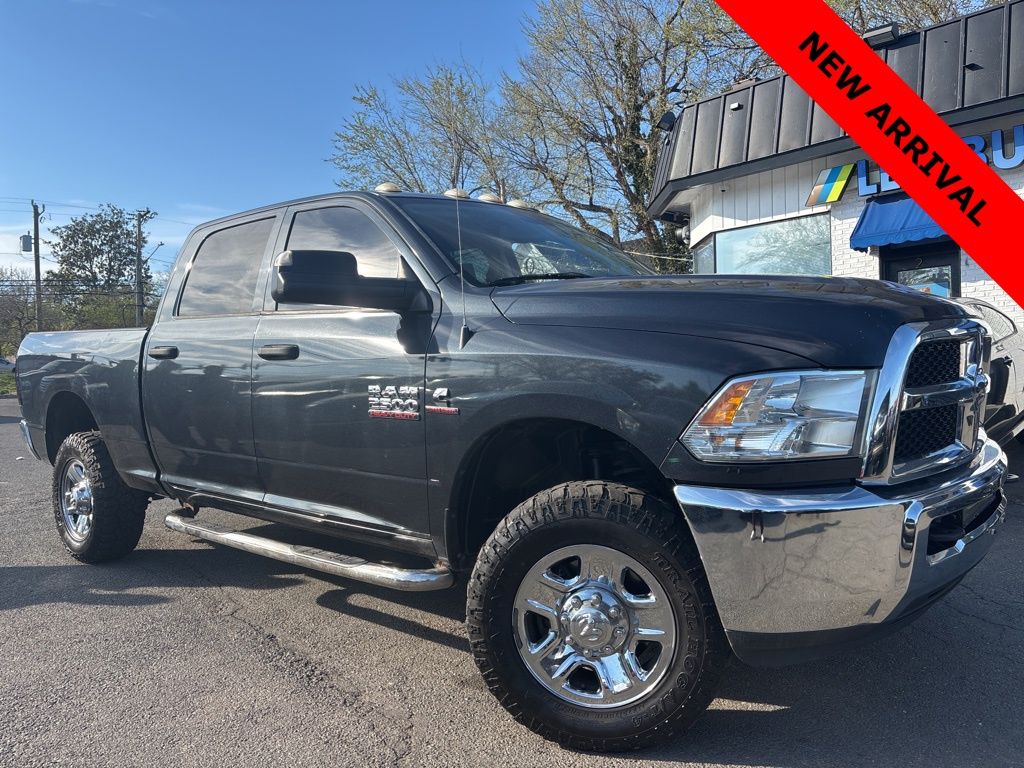 Gray (Maximum Steel Metallic Clearcoat) 2016 RAM 2500 Tradesman Crew Cab 4WD Pickup Truck Four-Wheel Drive 6-Speed Automatic