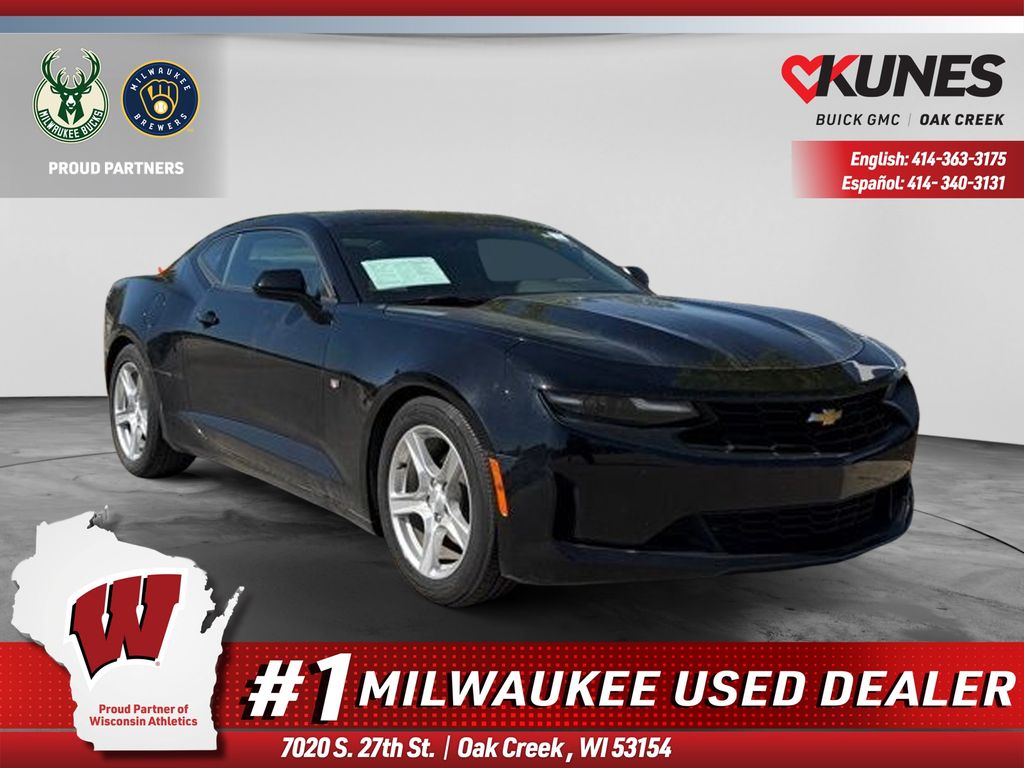 Black 2023 Chevrolet Camaro Coupe Rear-Wheel Drive 8-Speed Automatic