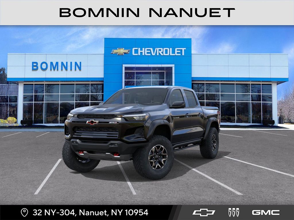Black 2026 Chevrolet Colorado ZR2 Crew Cab 4WD Pickup Truck Four-Wheel Drive 8-Speed Automatic