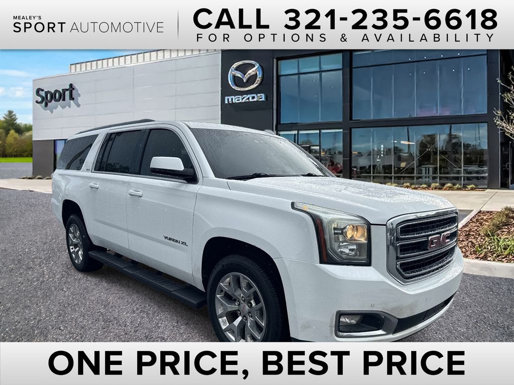 Summit White 2017 GMC Yukon XL SLE RWD SUV / Crossover 4X2 6-Speed Automatic Overdrive