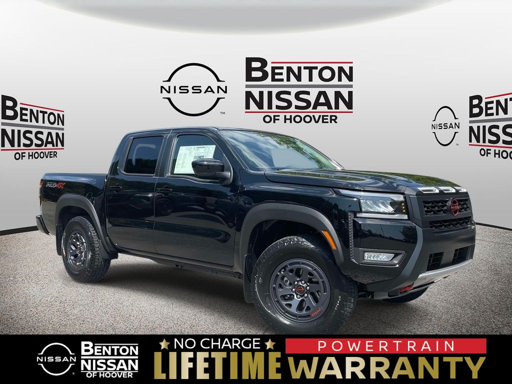 Super Black 2026 Nissan Frontier Pickup Truck Four-Wheel Drive 9-Speed Automatic Overdrive