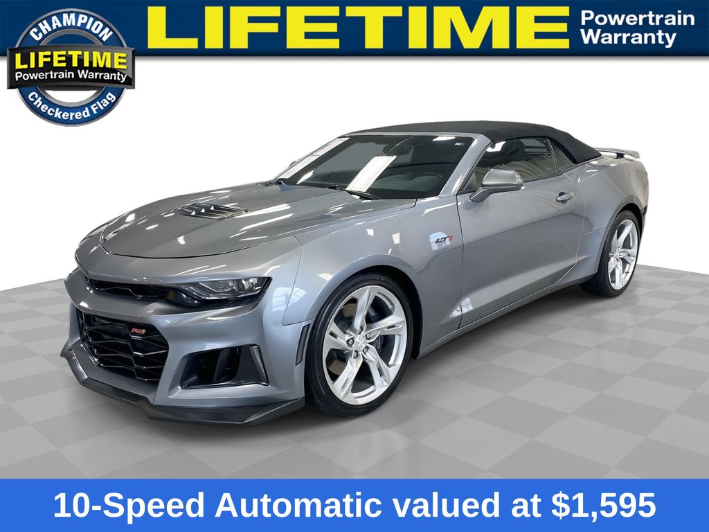 Gray (Steel Metallic) 2022 Chevrolet Camaro Convertible Rear-Wheel Drive Automatic