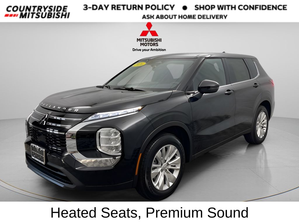 Labrador Black Pearl 2026 Mitsubishi Outlander ES FWD SUV / Crossover Front-Wheel Drive Continuously Variable Transmission