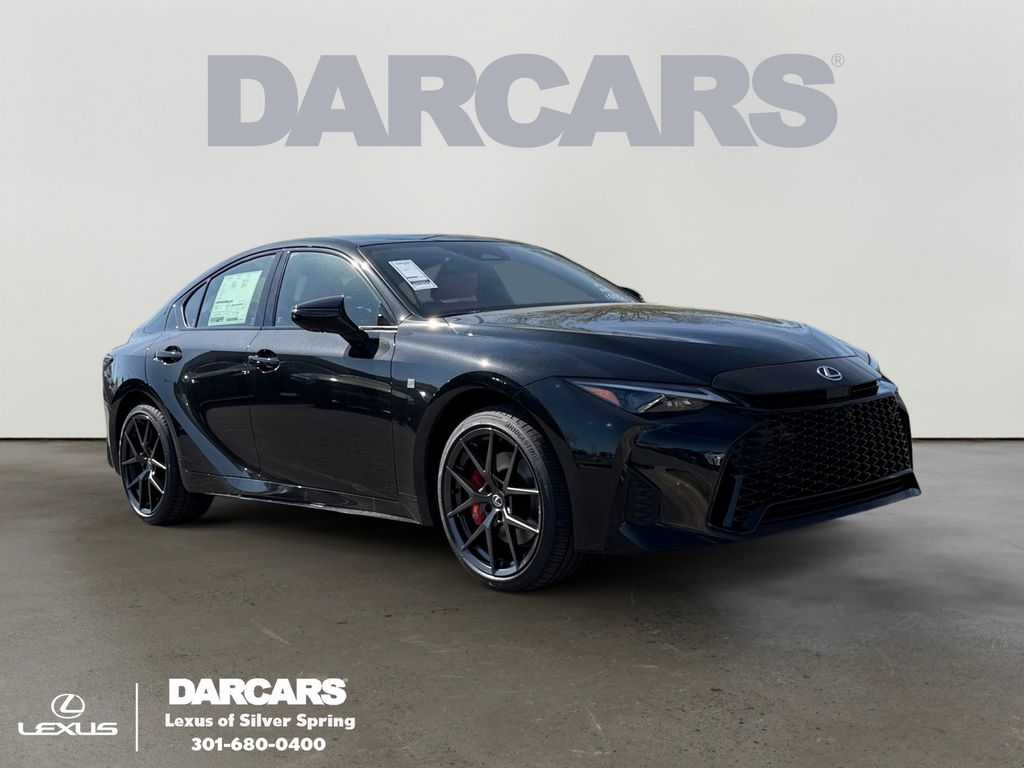 Black (Caviar) 2026 Lexus IS 350 F Sport AWD Sedan All-Wheel Drive 6-Speed Automatic
