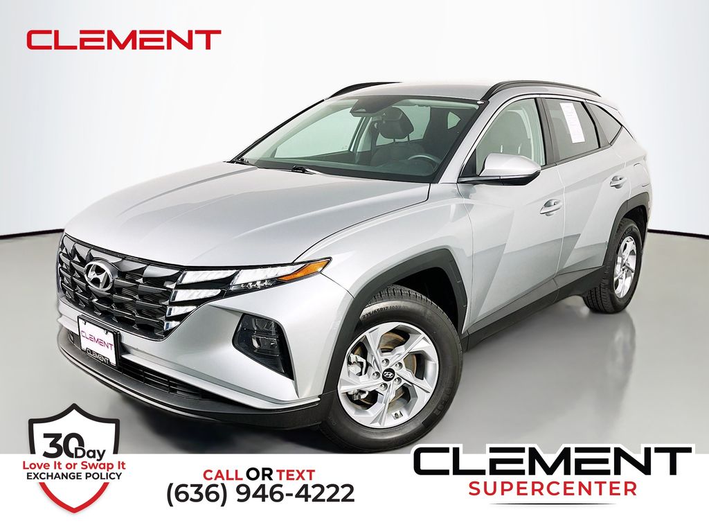 Shimmering Silver 2024 Hyundai Tucson SUV / Crossover All-Wheel Drive 8-Speed Automatic