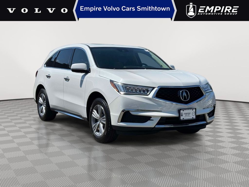Platinum White Pearl 2020 Acura MDX SH-AWD SUV / Crossover All-Wheel Drive 9-Speed Automatic