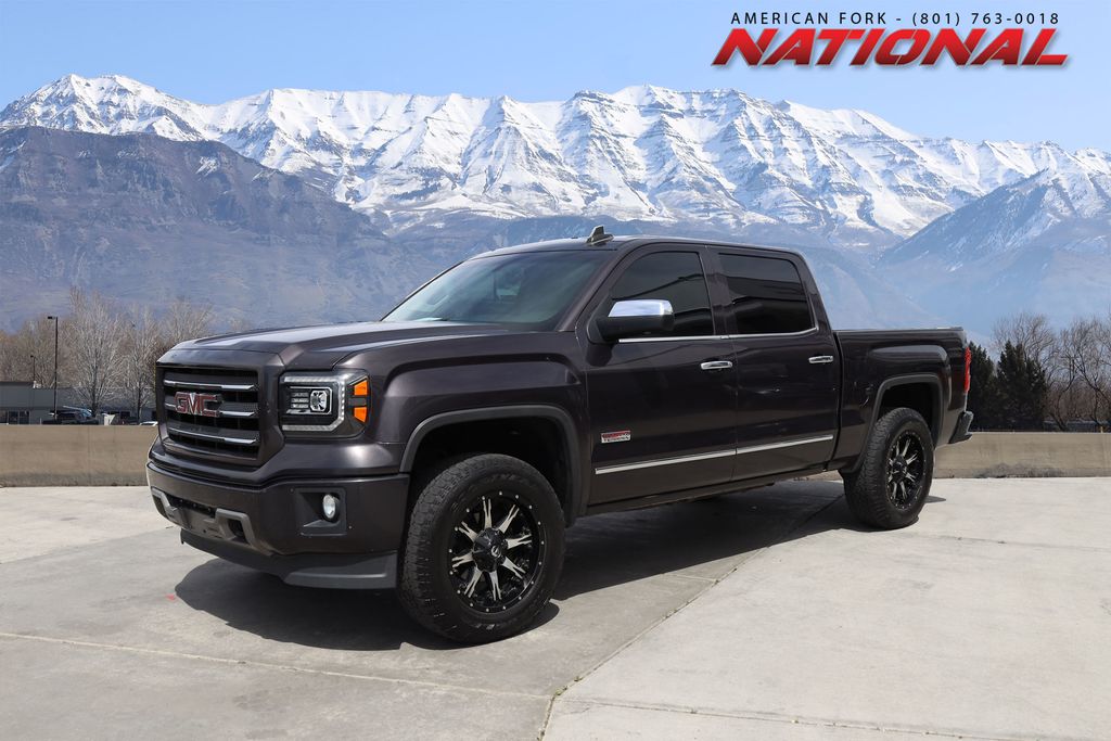 Gray (Iridium Metallic) 2015 GMC Sierra 1500 Pickup Truck Four-Wheel Drive 8-Speed Automatic Overdrive