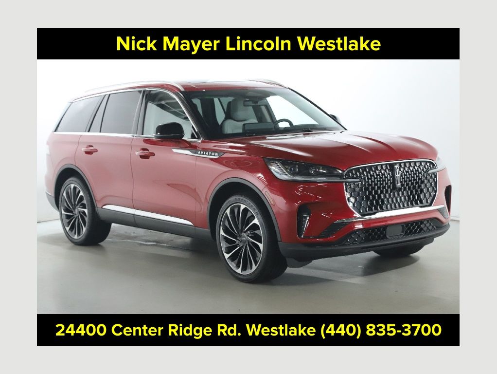Red 2025 Lincoln Aviator Reserve AWD SUV / Crossover All-Wheel Drive Automatic