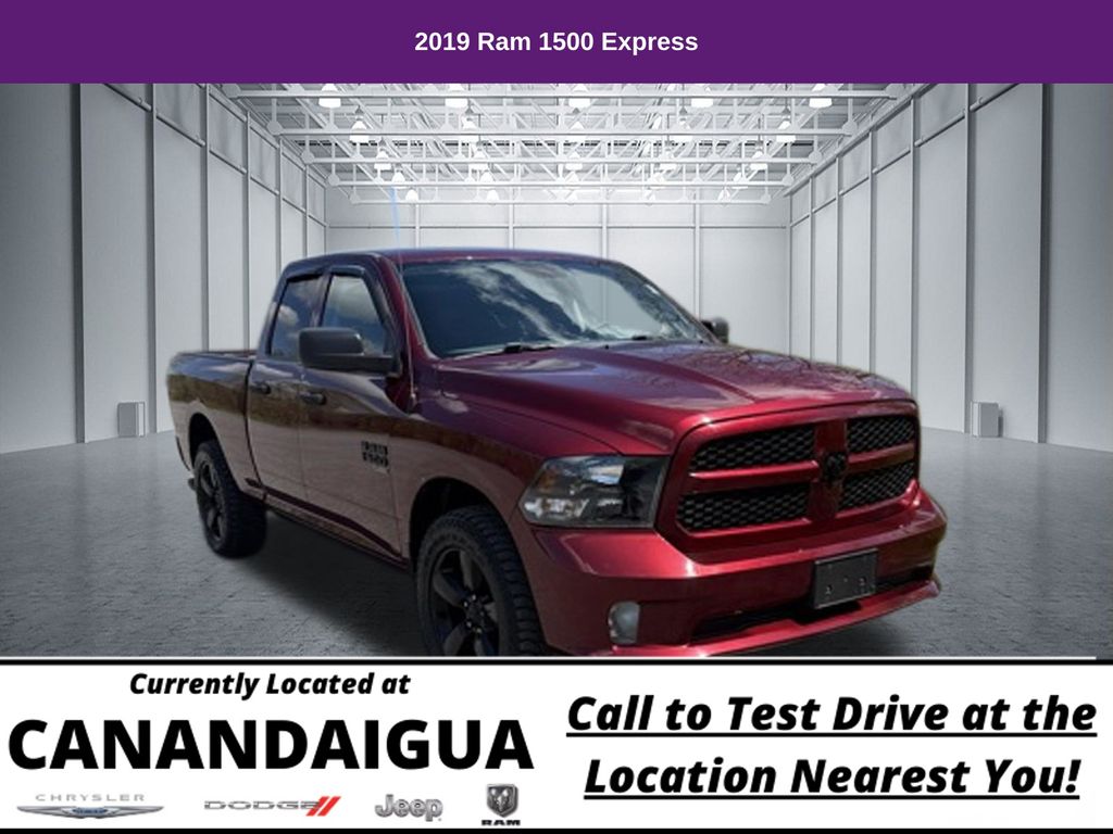 Delmonico Red Pearlcoat 2019 RAM 1500 Pickup Truck Four-Wheel Drive 8-Speed Automatic