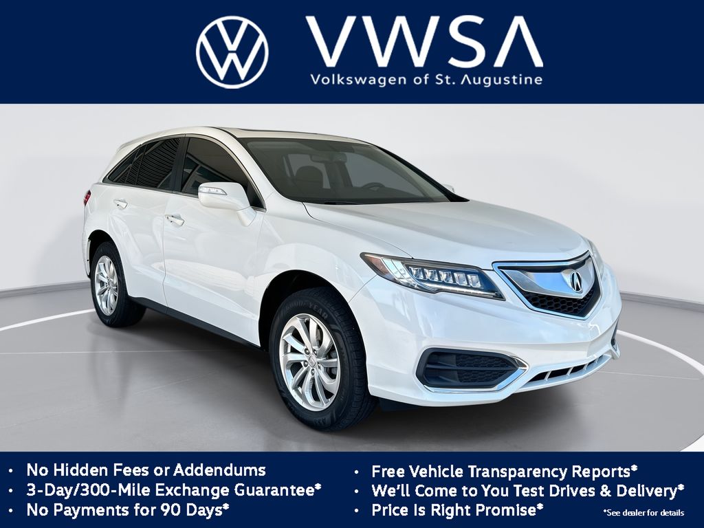 White Diamond Pearl 2018 Acura RDX SUV / Crossover Front-Wheel Drive 6-Speed Automatic