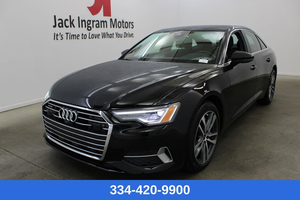 Brilliant Black 2023 Audi A6 quattro Premium Plus 45 TFSI Sedan All-Wheel Drive 7-Speed Automatic