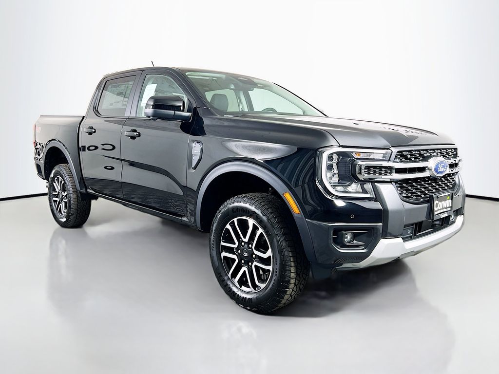 Shadow Black 2026 Ford Ranger Pickup Truck Four-Wheel Drive Automatic