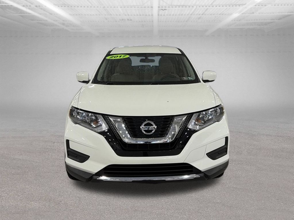 2017 Nissan Rogue S White at Sutliff Volkswagen