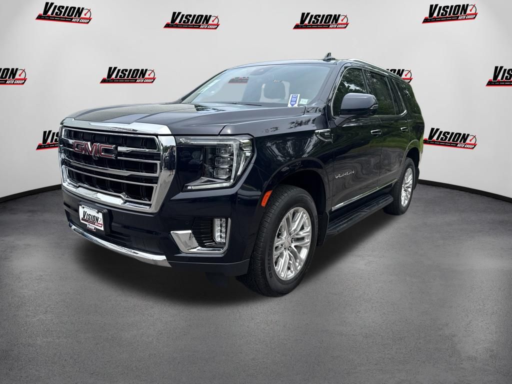 Midnight Blue Metallic 2023 GMC Yukon SUV / Crossover Four-Wheel Drive 