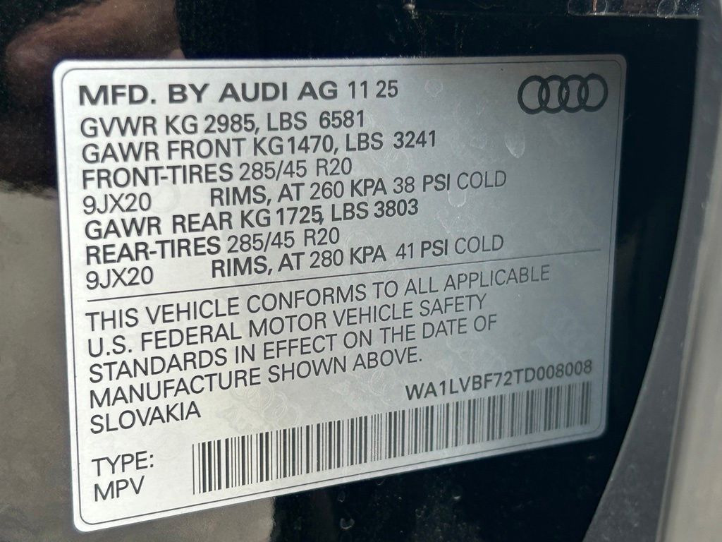 Certified Used 2026 Mythos Black Metallic Audi 55 Premium Plus image 59