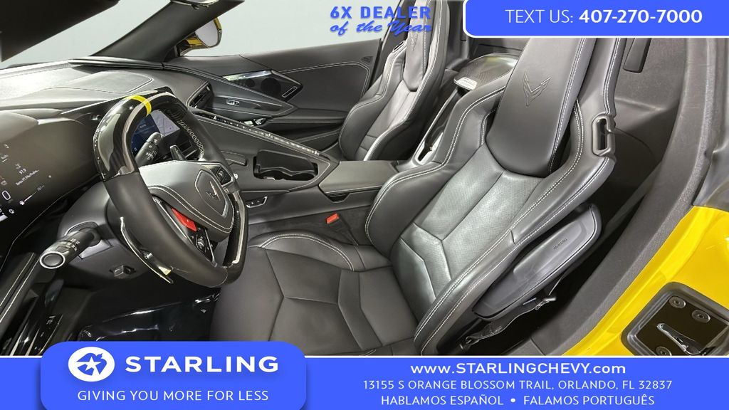 Competition Yellow Tintcoat Metallic 2025 Chevrolet Corvette E-Ray Convertible AWD with 2LZ Convertible All-Wheel Drive 8-Speed Dual Clutch