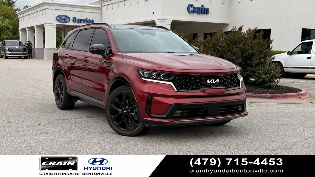 Passion Red 2023 Kia Sorento SUV / Crossover Front-Wheel Drive 8-Speed Dual Clutch