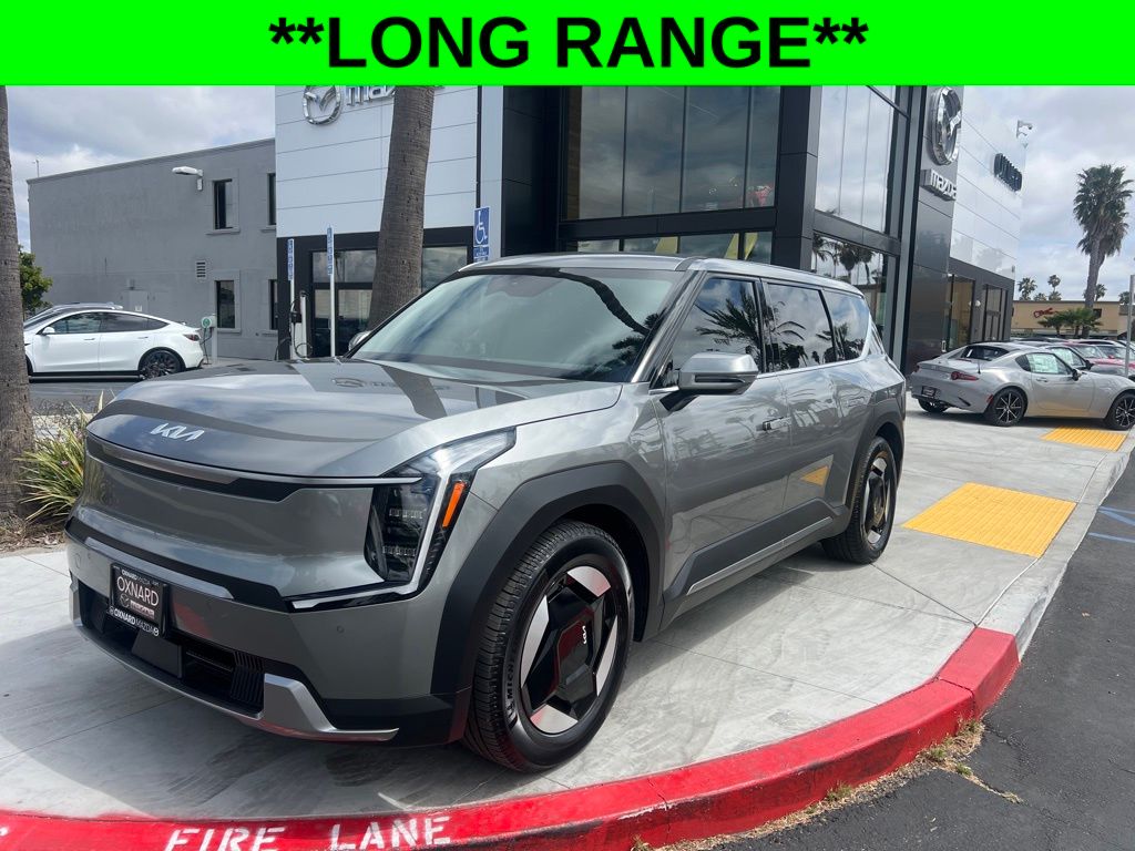 Pebble Gray 2024 Kia EV9 Light Long Range RWD SUV / Crossover Rear-Wheel Drive 1-Speed Automatic