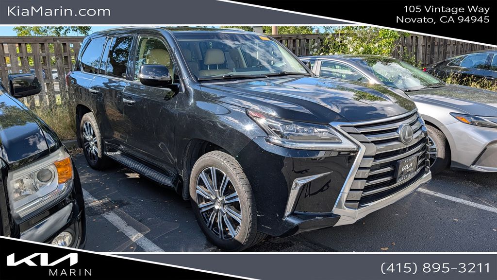 Onyx Black 2017 Lexus LX 570 4WD SUV / Crossover All-Wheel Drive 8-Speed Automatic