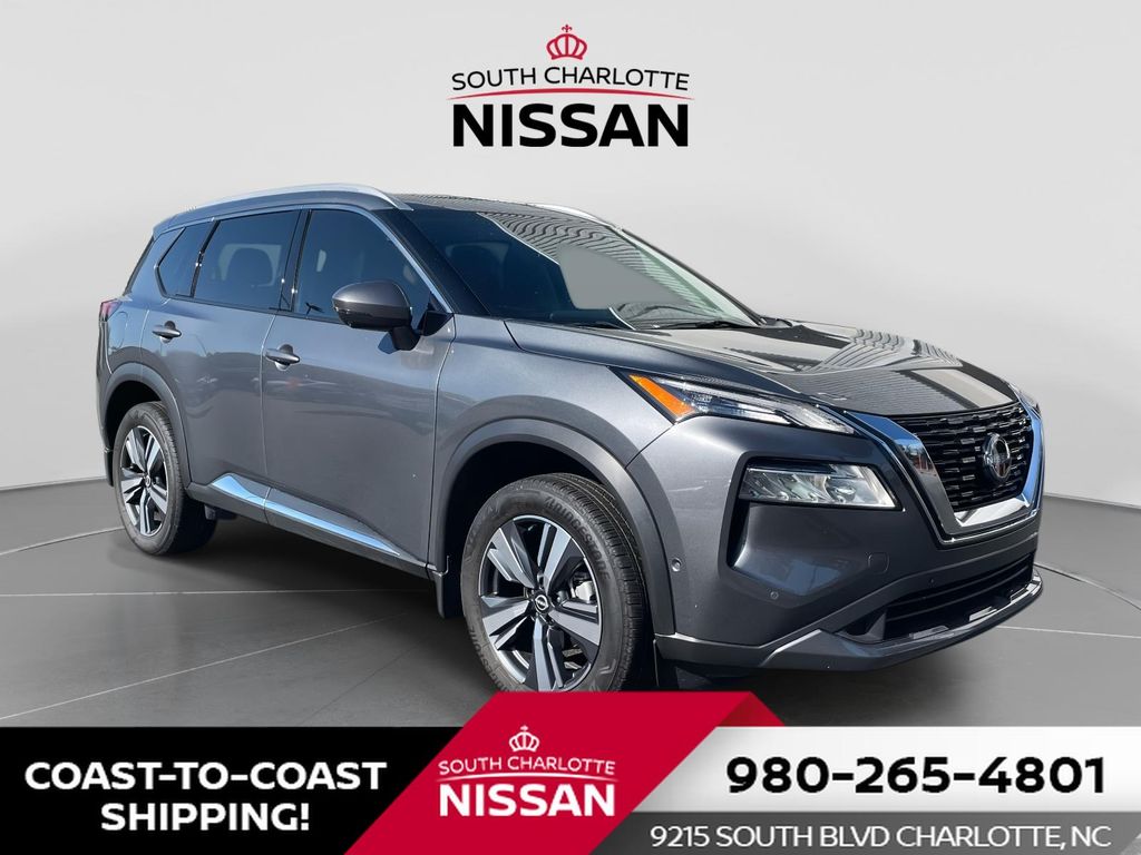 Gray 2023 Nissan Rogue SUV / Crossover Front-Wheel Drive Continuously Variable Transmission