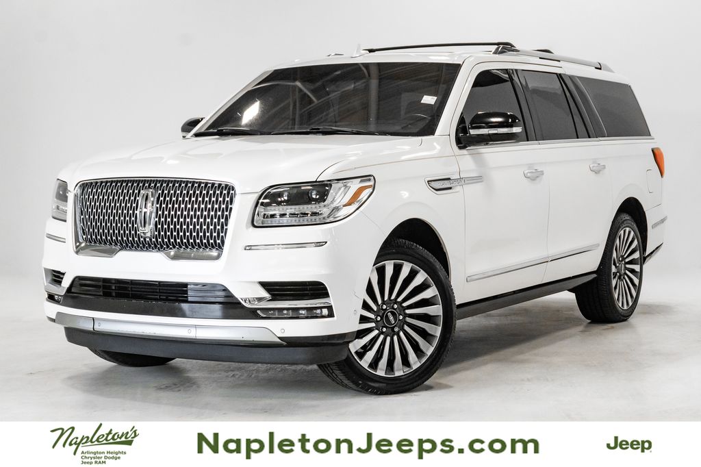 White Platinum Metallic Tri-Coat 2019 Lincoln Navigator L Reserve 4WD SUV / Crossover Four-Wheel Drive Automatic