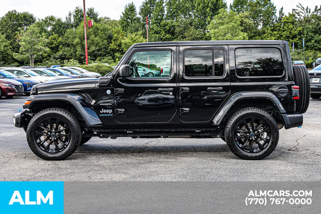 Used 2024 Black Jeep Sahara 4xe image 8