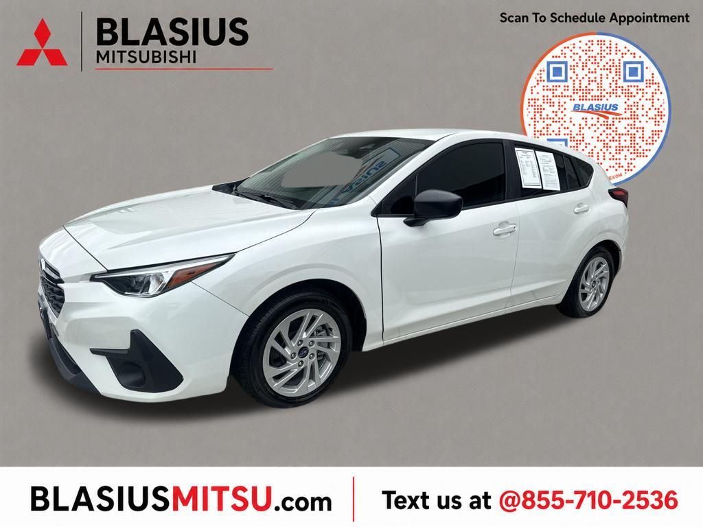 Crystal White Pearl 2025 Subaru Impreza Wagon All-Wheel Drive Continuously Variable Transmission