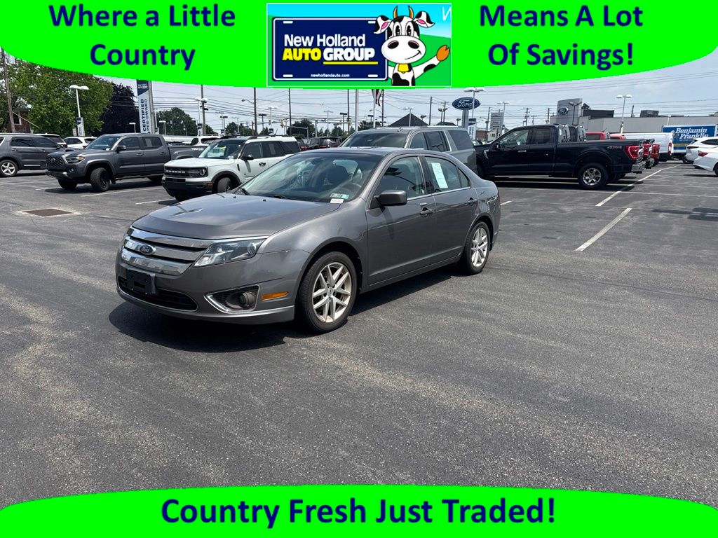 Sterling Gray Metallic 2012 Ford Fusion Sedan Front-Wheel Drive 6-Speed Automatic