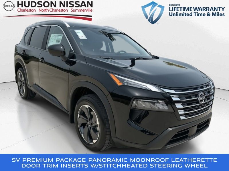 2025 Super Black Nissan Rogue SV FWD SUV