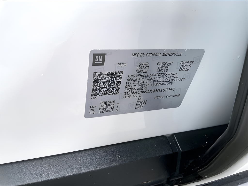 Used 2021 Chevrolet Tahoe LT 4D Sport Utility