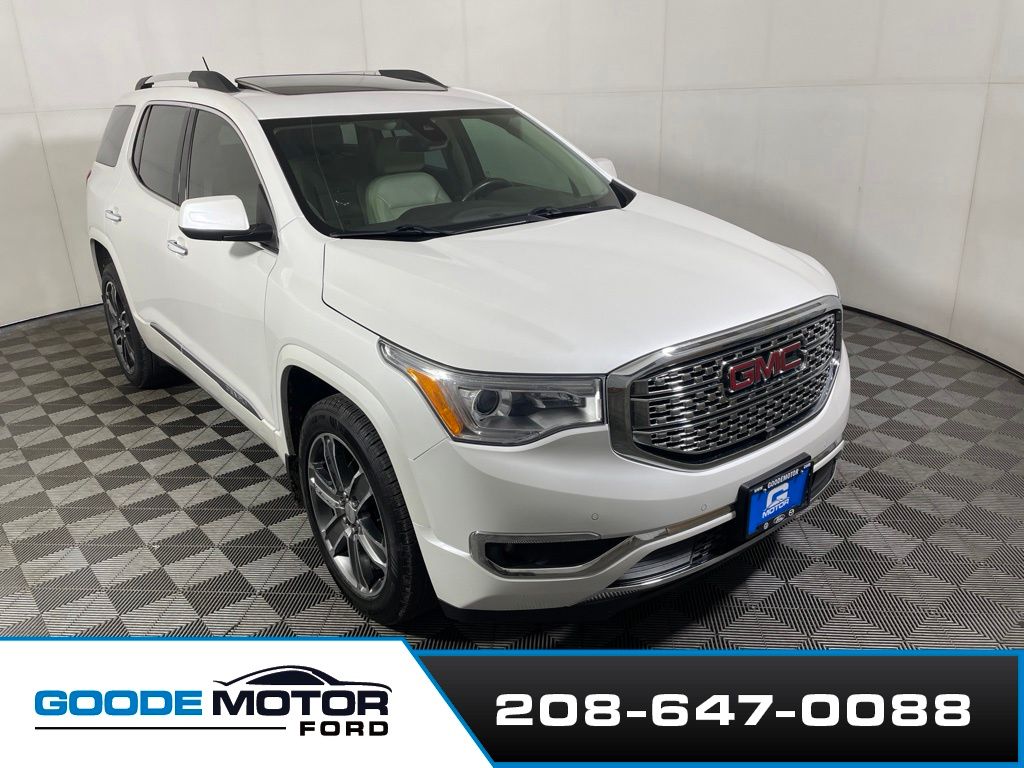 White Frost Tricoat 2017 GMC Acadia SUV / Crossover Four-Wheel Drive 6-Speed Automatic