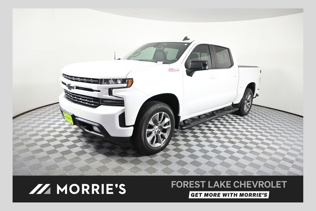 White (Iridescent Pearl Tricoat) 2020 Chevrolet Silverado 1500 Pickup Truck Four-Wheel Drive 8-Speed Automatic