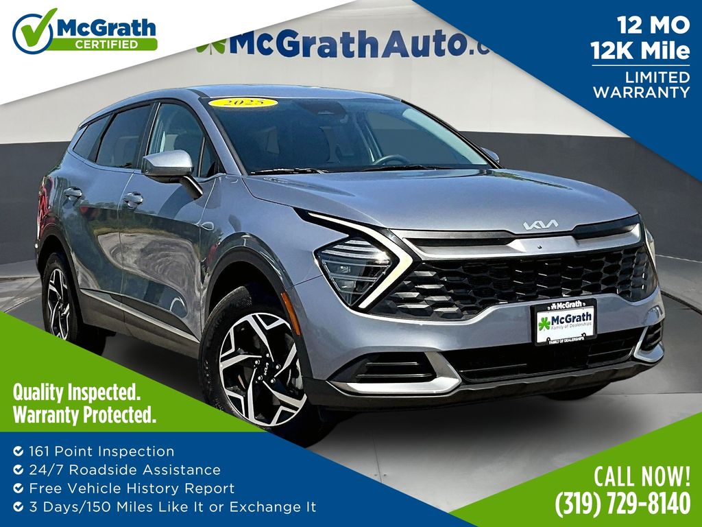 Everlasting Silver 2025 Kia Sportage SUV / Crossover All-Wheel Drive 8-Speed Automatic