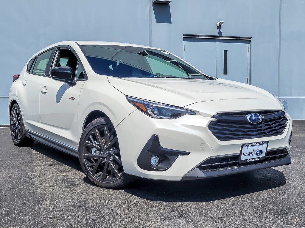 Crystal White Pearl 2026 Subaru Impreza Wagon All-Wheel Drive Continuously Variable Transmission