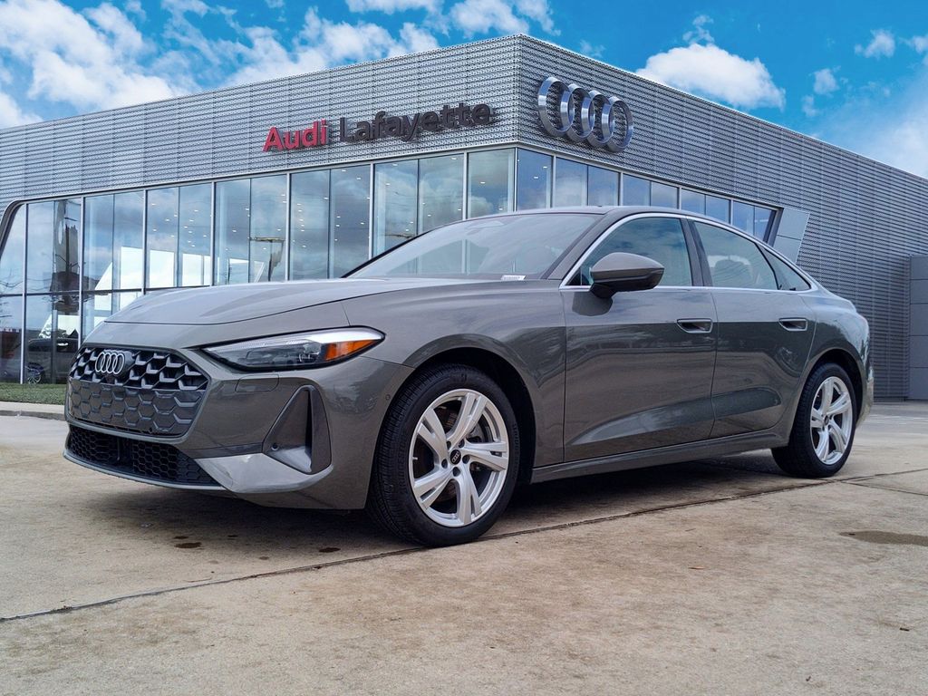 Gray Metallic 2025 Audi A5 quattro Premium Sedan Sedan All-Wheel Drive 7-Speed Automatic