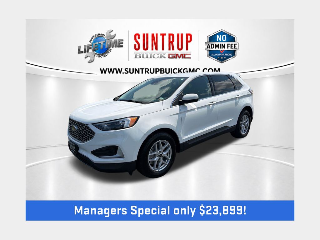Oxford White 2024 Ford Edge SUV / Crossover All-Wheel Drive 8-Speed Automatic