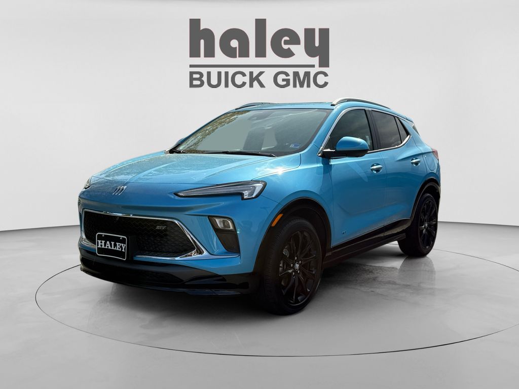 Teal (Aquamarine Blue Metallic) 2025 Buick Encore GX Sport Touring FWD SUV / Crossover Front-Wheel Drive Continuously Variable Transmission