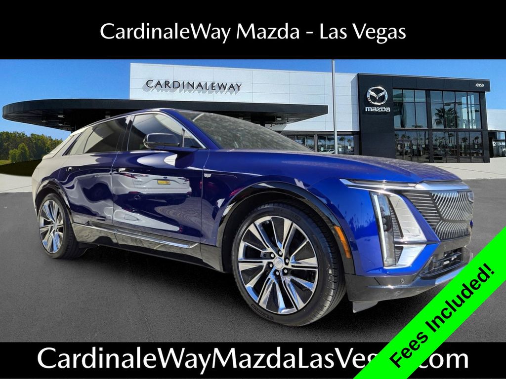 Blue Metallic 2024 Cadillac LYRIQ SUV / Crossover All-Wheel Drive 1-Speed Automatic