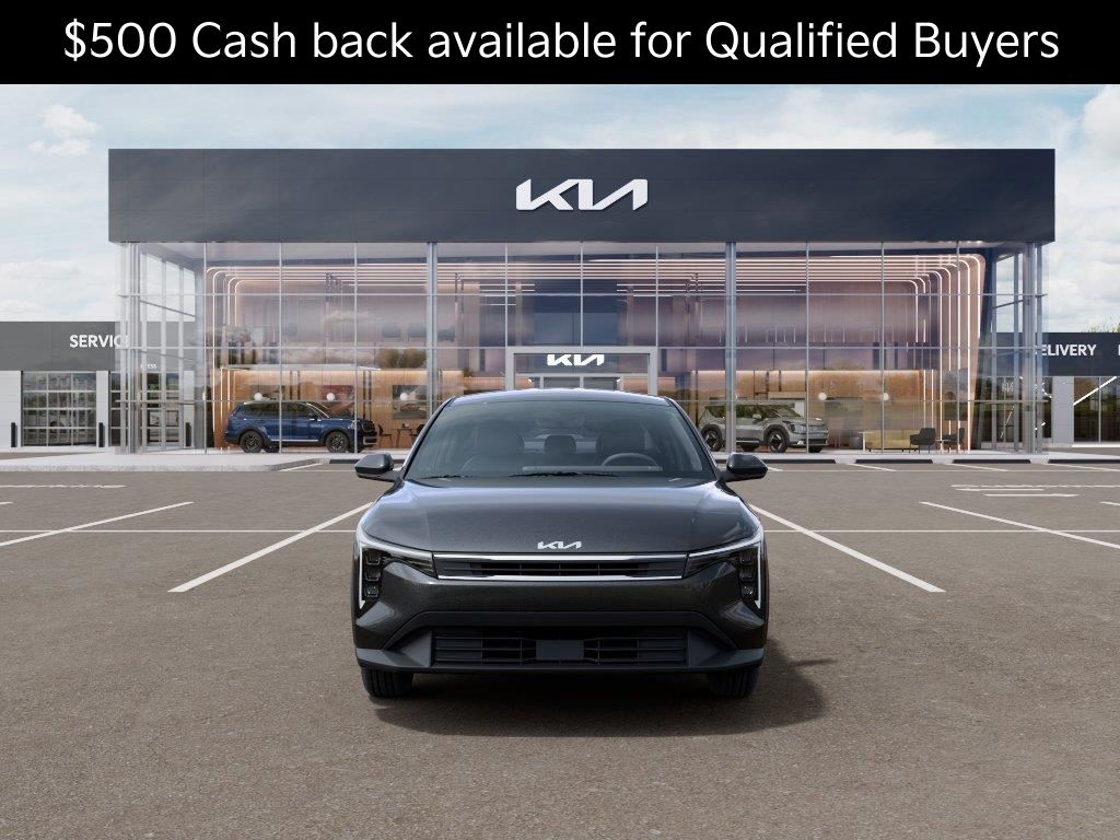 Gray 2026 Kia K4 Sedan Front-Wheel Drive Continuously Variable Transmission