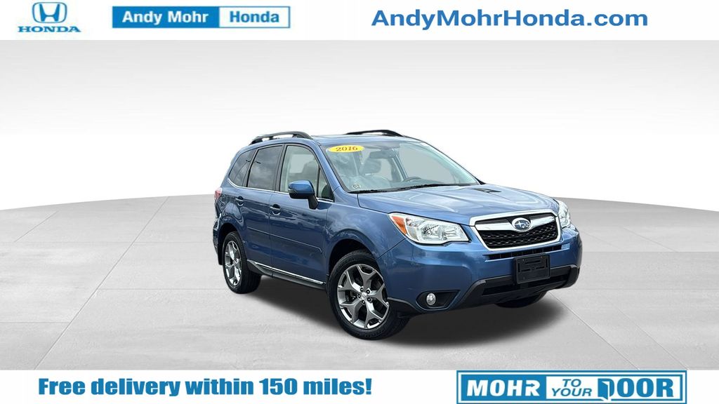 Quartz Blue Pearl 2016 Subaru Forester 2.5i Touring SUV / Crossover All-Wheel Drive Continuously Variable Transmission