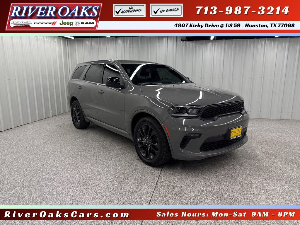 Gray Clearcoat 2021 Dodge Durango GT RWD SUV / Crossover Rear-Wheel Drive 8-Speed Automatic