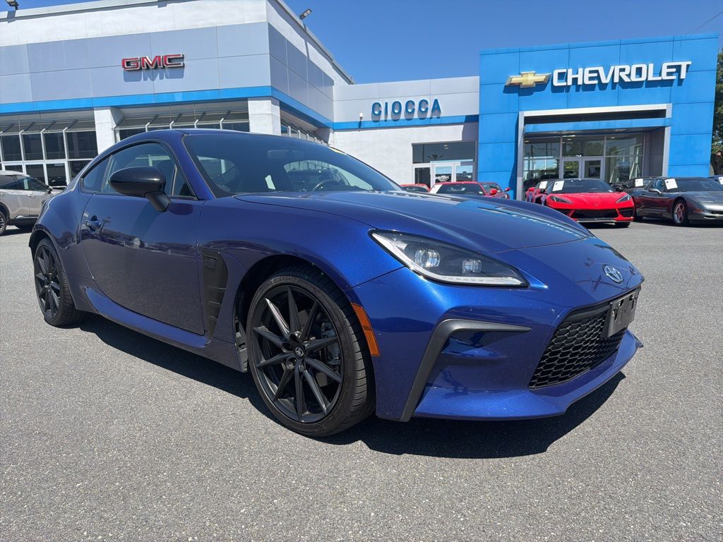 Blue 2023 Toyota GR86 Premium RWD Coupe Rear-Wheel Drive 6-Speed Automatic