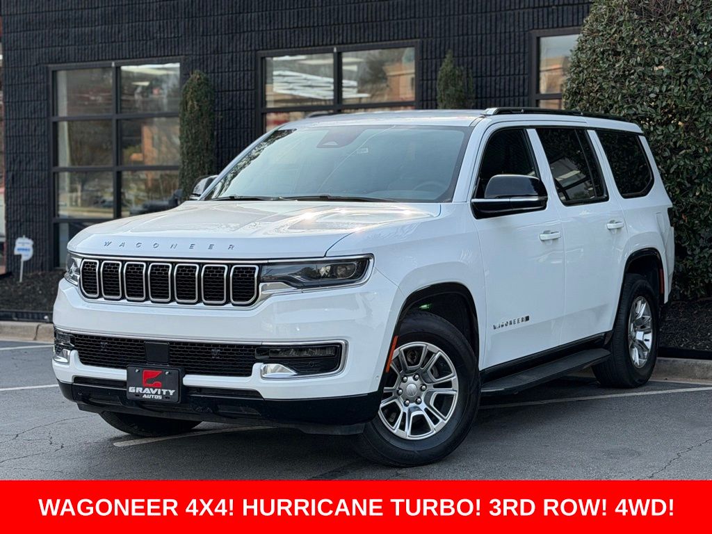 Bright White Clearcoat 2024 Jeep Wagoneer SUV / Crossover Four-Wheel Drive 8-Speed Automatic
