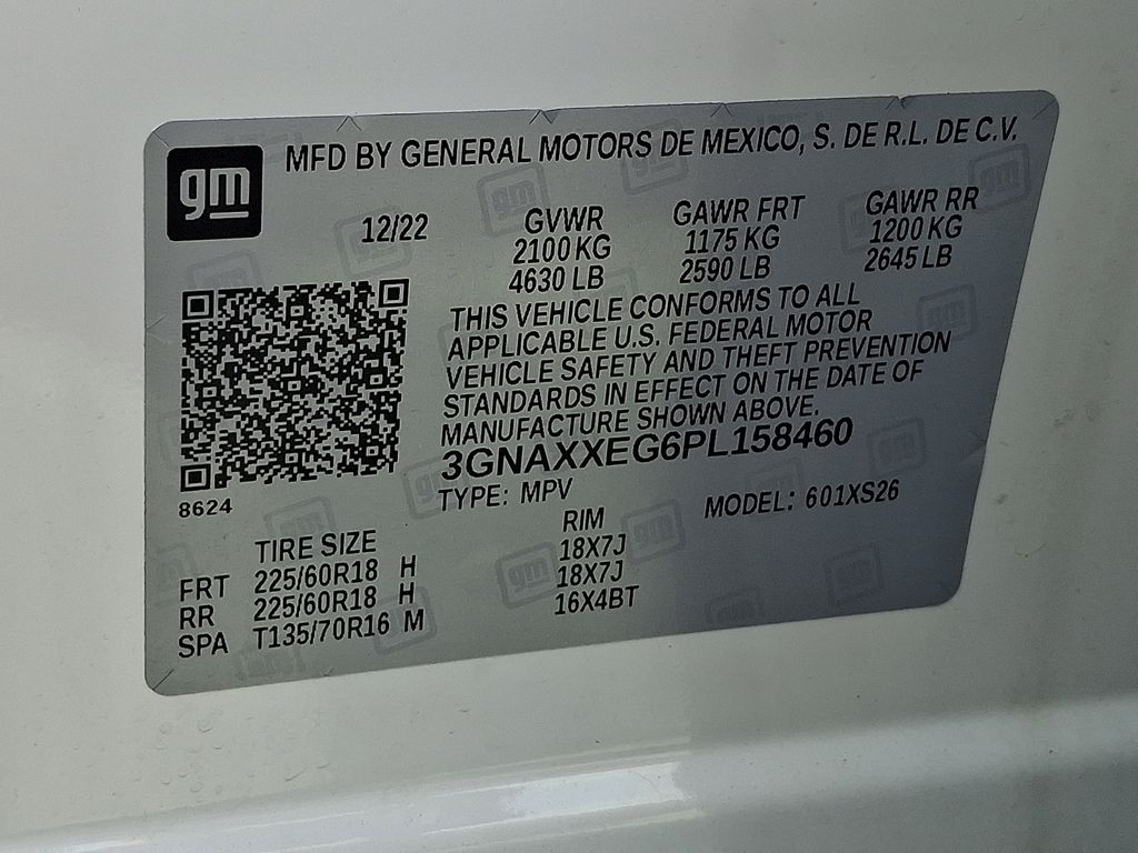 2023 Chevrolet Equinox Premier White at Carlisle Cadillac Buick GMC