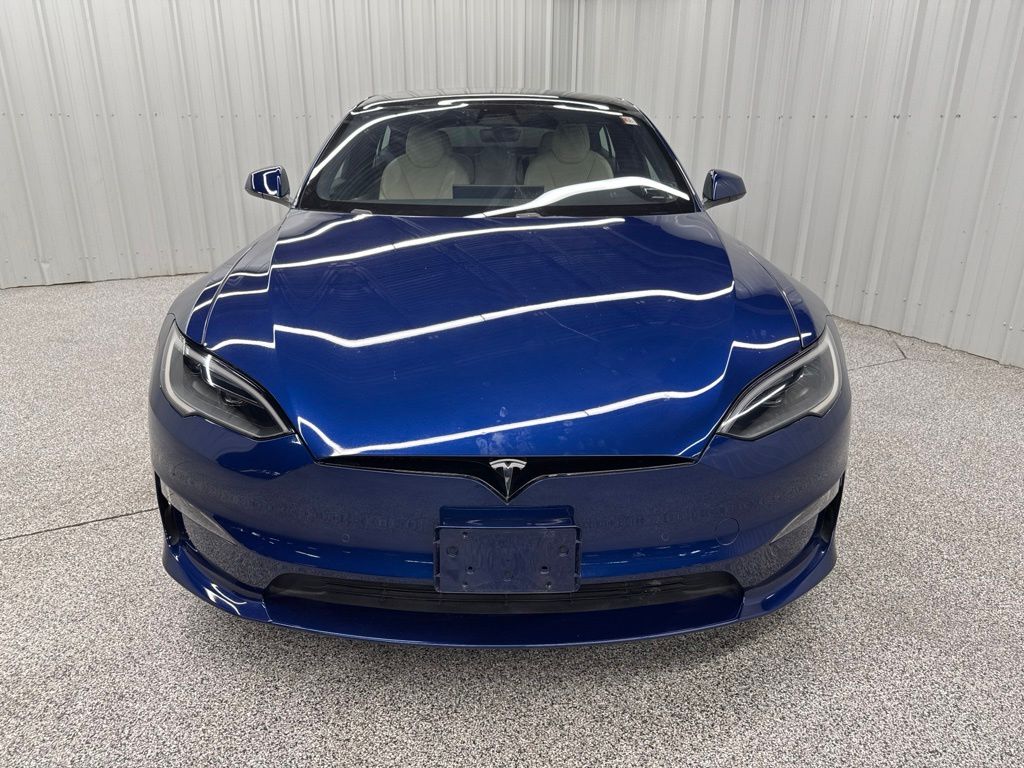 2022 Tesla Model S Plaid Blue at Ultimate Motorsports