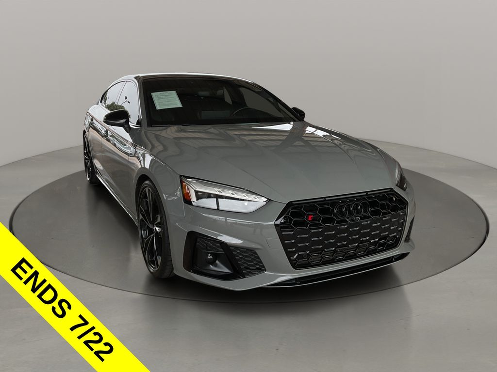 Daytona Gray Pearl Effect 2022 Audi S5 Sportback Sedan All-Wheel Drive 8-Speed Automatic