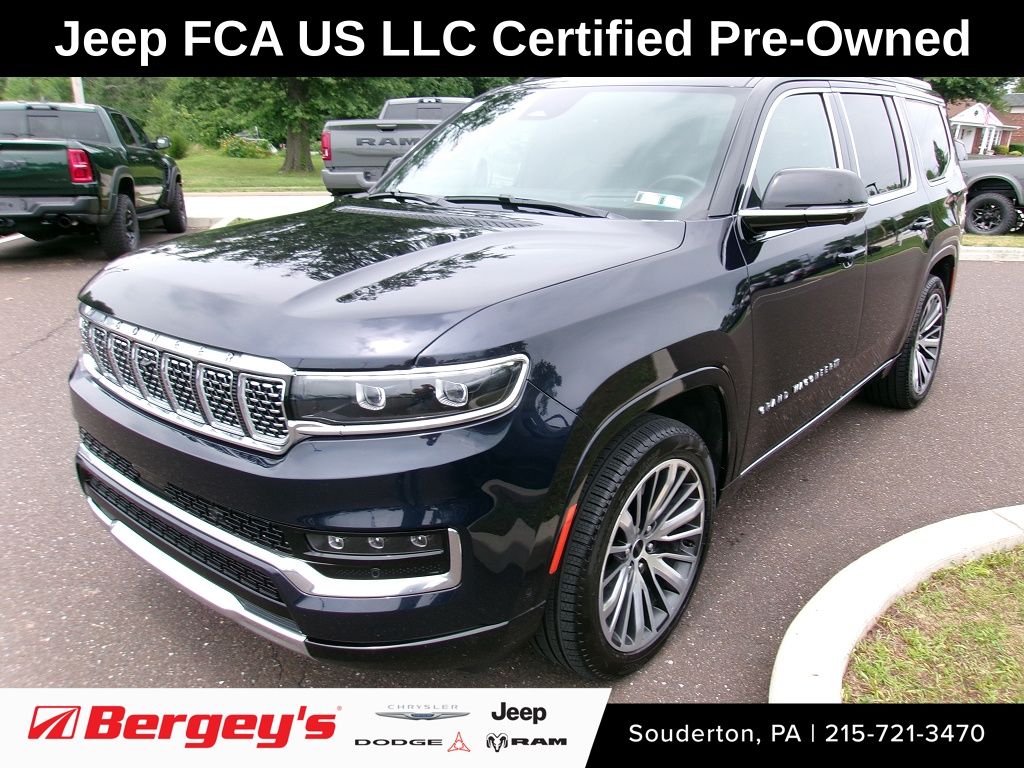 Midnight Sky 2025 Jeep Grand Wagoneer SUV / Crossover Four-Wheel Drive 8-Speed Automatic