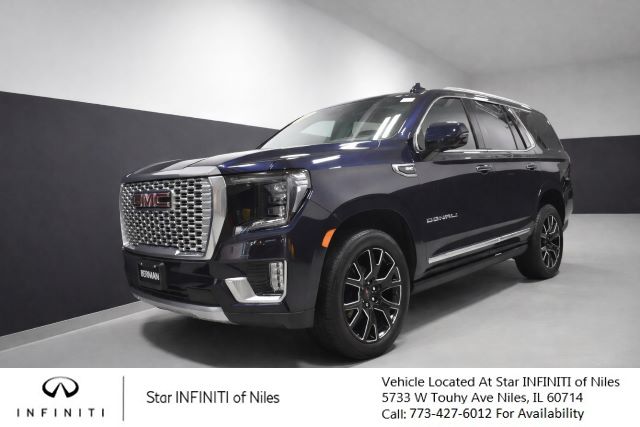 Midnight Blue Metallic 2023 GMC Yukon Denali 4WD SUV / Crossover Four-Wheel Drive